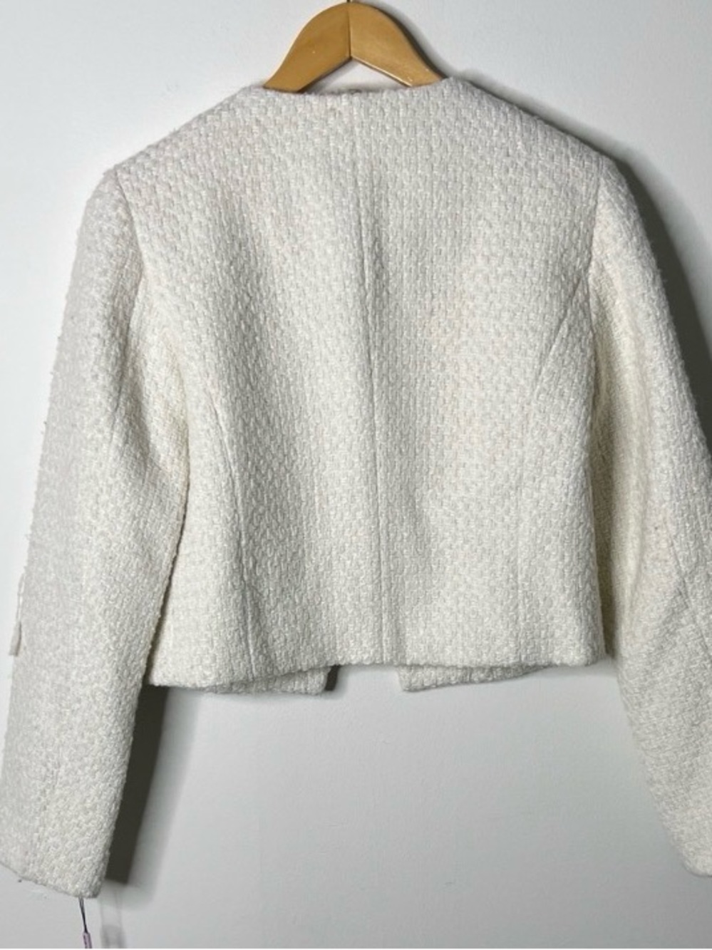 Avec Les Filles velvet Bow Tweed Lady Jacket NWT small - Picture 3 of 6